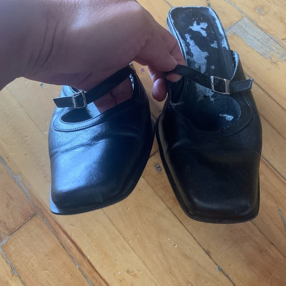Vintage Mary janes kitten heel mules - Picture 4 of 8